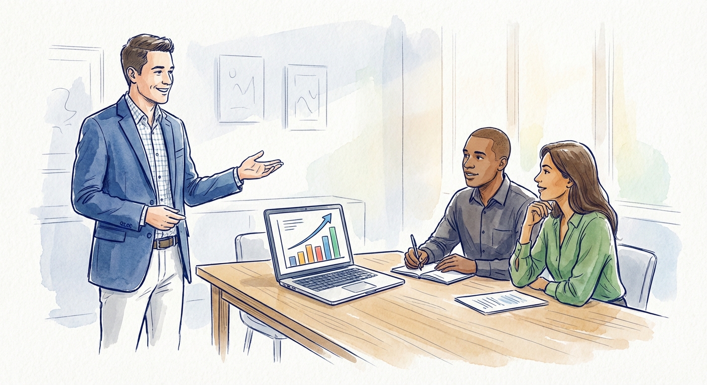 Consultants collaborating